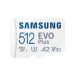 Samsung EVO Plus | MicroSDXC | 512GB | Class 10 | UHS-I U3 | V30 | A2 | Up to 160MB/s | Includes adapter
