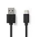 Nedis CCGL60601BK10 | USB 2.0 | USB-A to USB-C | 1m | Black