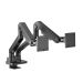 ACT AC8342 Premium | Adjustable Monitor Desk Mount | Up to 35" | Max 20kg | VESA 100x100 | 2 Monitors