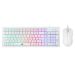 Baracuda ORCA RGB | Wired Gaming Keyboard with Mouse | QWERTY | White