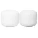 Google Nest Wifi (2-pack) | WiFi 5 | Mesh Wi-Fi System | Gigabit Ethernet | Dual-Band (2.4 GHz / 5 GHz) | ~2200 Mbps