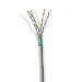 Nedis Network Cable | Cat. 6 | F/UTP (FTP) | 50 meters | Gray | CCBG8522GY50S