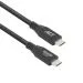 ACT | USB4 Cable | 20Gbps | 240W | USB-C to USB-C | 0.5m | Black