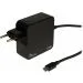 Inter-Tech Argus PD-2065 | Universal USB-C Charger 65W | Black | With Integrated Cable