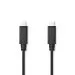 Nedis CCGL64750BK10 | USB 3.2 Gen 2 | USB-C to USB-C | 1m | Black