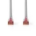 Nedis CCGL85220GY20 | Network cable Cat.6 SF/UTP | 2 m | Gray | RJ45 Male to RJ45 Male
