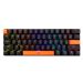 Baracuda Dolphin RGB 60% | Wired Gaming Keyboard | Anti-Ghosting | Blue Switches | QWERTY | Black