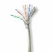 Nedis Network Cable | Cat. 6a | S/FTP (S-STP) | 100 m | Gray | CCBG8538GY100S
