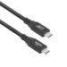 ACT | USB 3.0 Cable | 10Gbps | 60W | USB-C to USB-C | 0.5m | Black