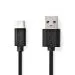Nedis CCGL60600BK10 | USB 2.0 | USB-A to USB-C | 1m | Black