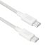 ACT AC3084 | USB 2.0 Cable | USB-C to USB-C | 240W | 480Mbps | White | 1 Meter