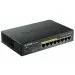 D-Link DGS-1008P/E | 8-Port Gigabit Switch | Unmanaged L2 | 4x PoE+ | Black