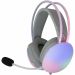 White Shark Firefly RGB | On-Ear Gaming Headset | 3.5mm Connector & USB-A | White