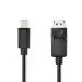 Nedis CCGL37400BK20 | Mini DisplayPort to DisplayPort Cable | 2 m | Mini DisplayPort Male to DisplayPort Male | Up to 4K@60Hz | Black