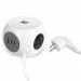 ACT Cube Power Strip | 3 Sockets | USB-A & USB-C | 30W | 1.5 m | White