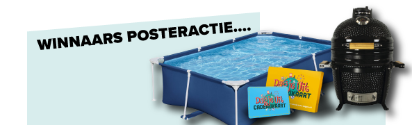 Winnaars posteractie: Even tussendoor deals